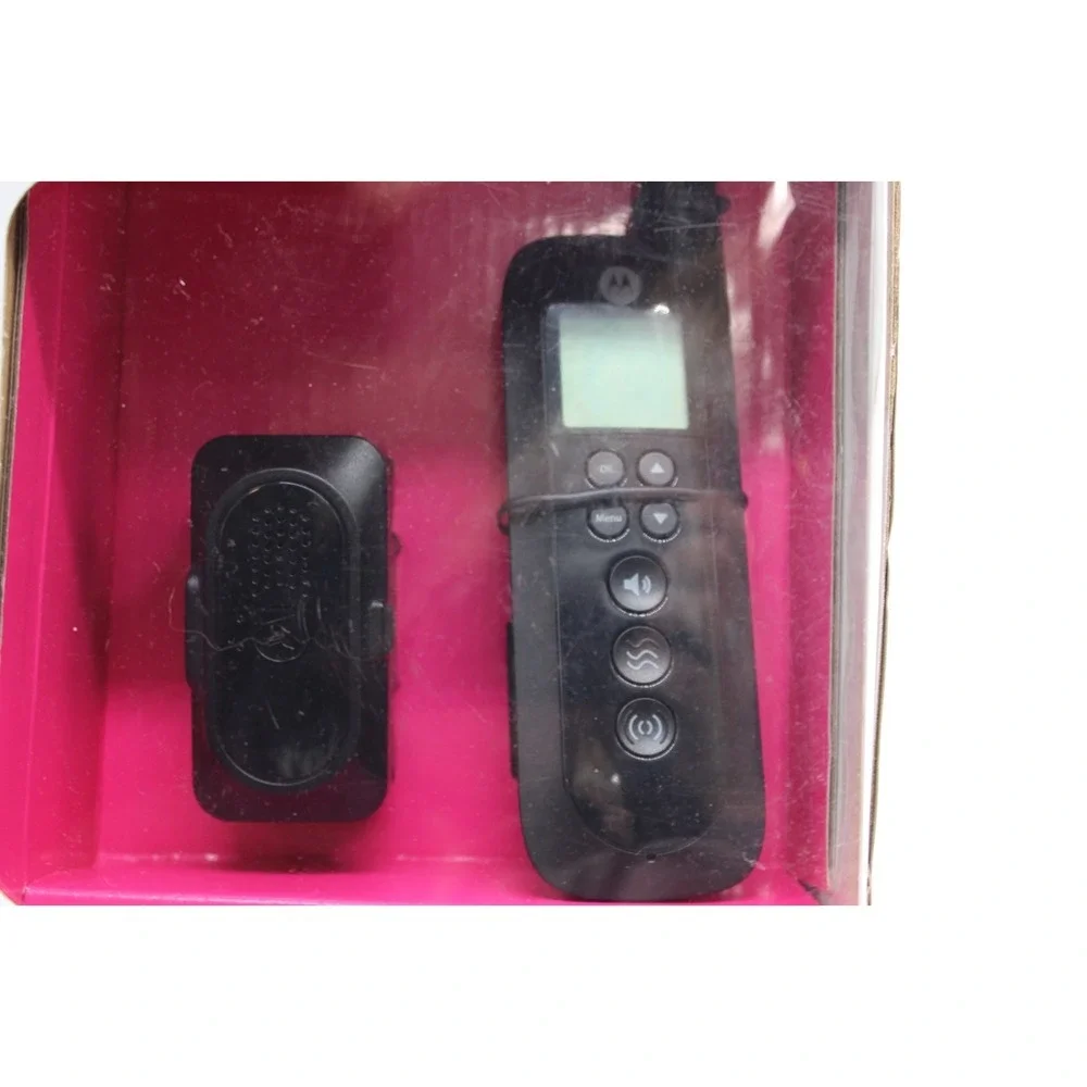 Dog Deluxe Remote Training System Motorola See Spot Sit Collar Scouttrainer100